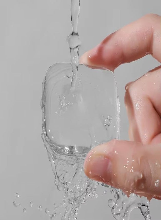 Plenteous وسادات سدادة أبواب شفافة مقاومة للصدمات - وسادات سيليكون ذاتية اللصق لمنع اصطدام المقابض وحماية الجدران في جميع أنحاء المساحات الداخلية السكنية والتجارية (6 قطع) - Image 5